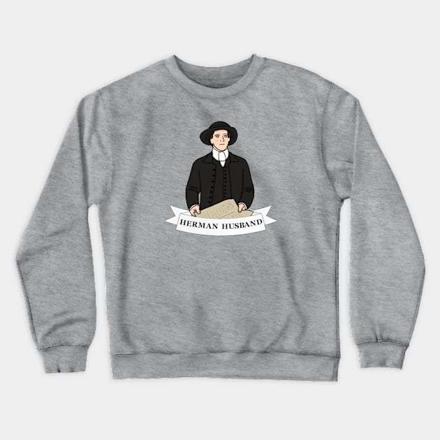 Herman Husband V.2 (small design) Crewneck Sweatshirt by Aeriskate